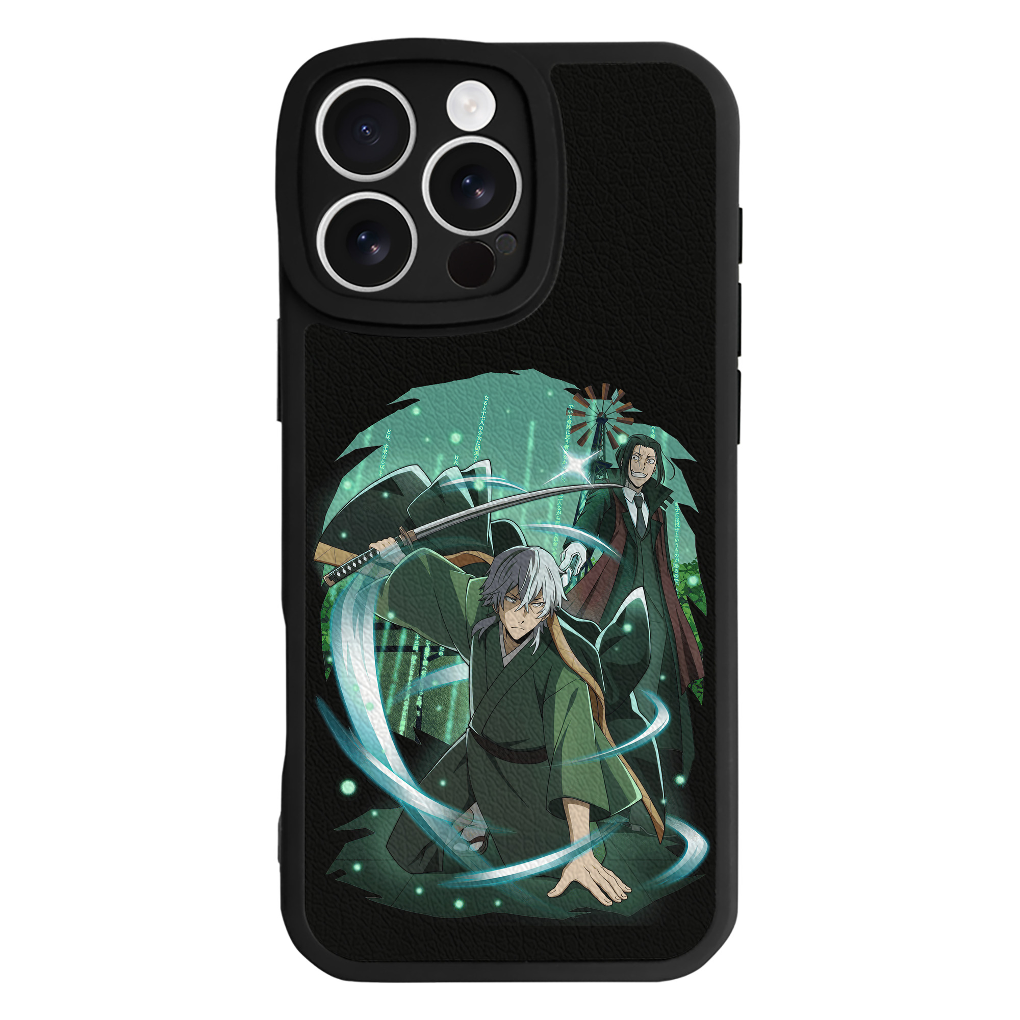 （画像用） 文豪ストレイドッグス Bungo Stray Dogs 【iPhone 16シリーズ対応】シリコンスマホケース（レザー調） 材質：シリコン